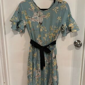 Zara beautiful dress cutout back size XS